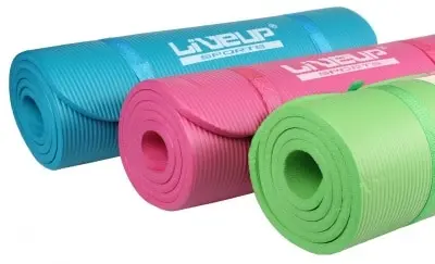 картинка Коврик LiveUp для йоги LS3257 розовый 