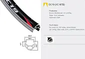 Обод 26"*16мм*36Н DC9 A/V двойной CSW (MTB)индикатор износа черный от магазина Супер Спорт