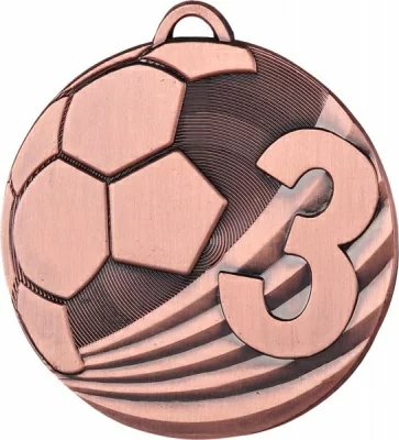 картинка Медаль футбольная MD2450 бронзовая 