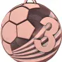 картинка Медаль футбольная MD2450 бронзовая 