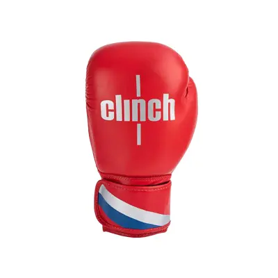 картинка Перчатки бокс Clinch Olimp Plus красные С155 