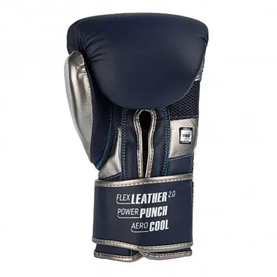 картинка Перчатки бокс Clinch Punch 2.0 темносине-бронзовые С141 