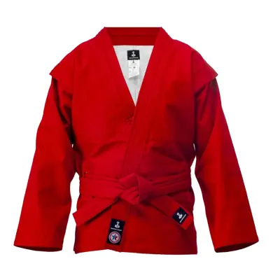картинка Куртка для самбо ВФС BRAVEGARD Ascend Junior красный 